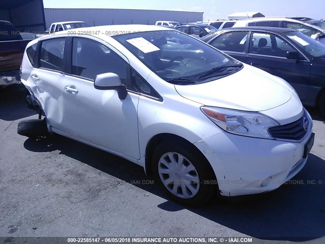 3N1CE2CP4EL430727 - 2014 NISSAN VERSA NOTE S/S PLUS/SV/SL WHITE photo 1