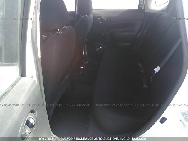 3N1CE2CP4EL430727 - 2014 NISSAN VERSA NOTE S/S PLUS/SV/SL WHITE photo 8