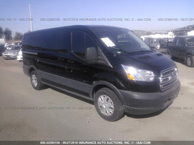 1FTYE1YM4HKA47887 - 2017 FORD TRANSIT T-150 BLACK photo 1