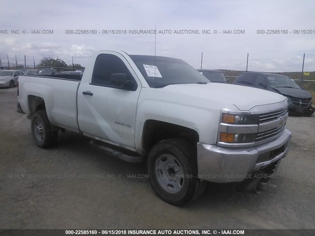 1GC0CUEG0HZ283012 - 2017 CHEVROLET SILVERADO C2500 HEAVY DUTY WHITE photo 1