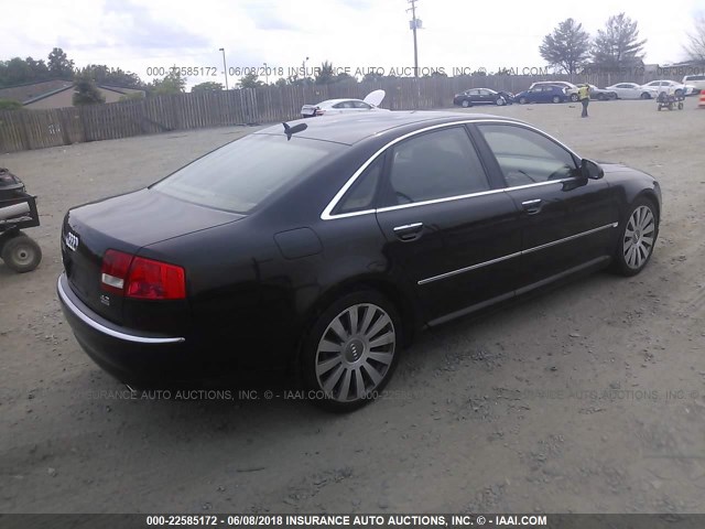 WAULL44E66N005648 - 2006 AUDI A8 4.2 QUATTRO BLACK photo 4