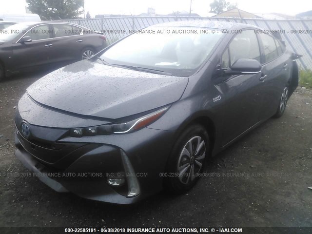 JTDKARFP0J3071732 - 2018 TOYOTA PRIUS PRIME  灰色 照片 2