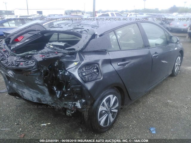 JTDKARFP0J3071732 - 2018 TOYOTA PRIUS PRIME  灰色 照片 4