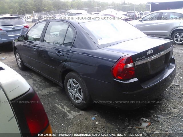 1G1ZS51F36F224640 - 2006 CHEVROLET MALIBU LS 蓝色 照片 3