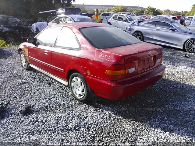 1HGEJ8248VL048659 - 1997 HONDA CIVIC EX RED photo 3