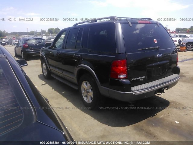 1FMZU73K53UB22251 - 2003 FORD EXPLORER XLT/XLT SPORT/NBX BLACK photo 3