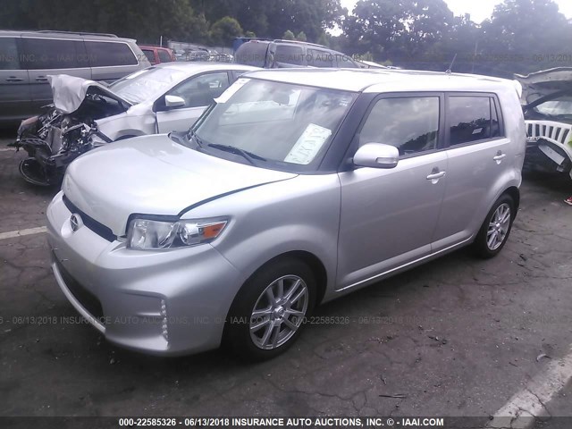 JTLZE4FEXFJ073693 - 2015 TOYOTA SCION XB Silber Foto 2