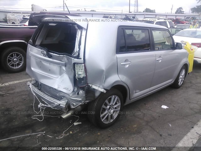 JTLZE4FEXFJ073693 - 2015 TOYOTA SCION XB Silber Foto 4
