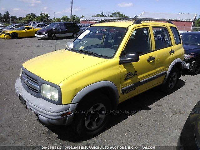 2CNBJ734036900109 - 2003 CHEVROLET TRACKER ZR2 YELLOW photo 2