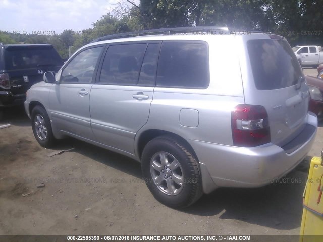 JTEGP21A440038541 - 2004 TOYOTA HIGHLANDER LIMITED SILVER photo 3