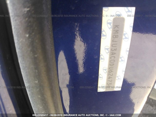 KM8JU3AC0DU624734 - 2013 HYUNDAI TUCSON GLS/LIMITED 蓝色 照片 9