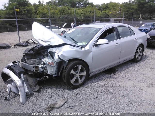 1G1ZC5E13BF348168 - 2011 CHEVROLET MALIBU 1LT 银色 照片 2