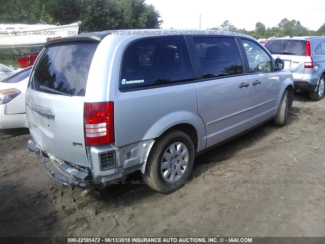 2A8HR44H98R831880 - 2008 CHRYSLER TOWN & COUNTRY LX SILVER photo 4