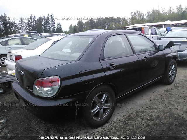 JF1GD676X6H502210 - 2006 SUBARU IMPREZA 2.5I BLACK photo 4