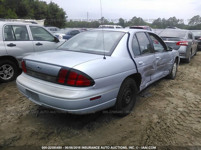 2G1WL52M8T9166347 - 1996 CHEVROLET LUMINA BLUE photo 4