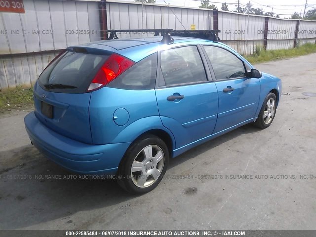 1FAHP37N37W243476 - 2007 FORD FOCUS ZX5/S/SE/SES 蓝色 照片 4