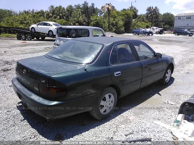 4T1BG12K9TU685424 - 1996 TOYOTA CAMRY DX/LE/XLE GREEN photo 4