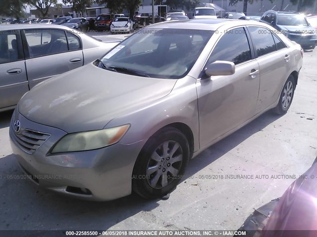 4T1BK46K17U509029 - 2007 TOYOTA CAMRY NEW GENERAT LE/XLE/SE BEIGE photo 2