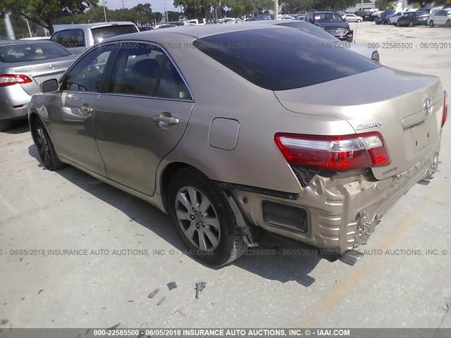 4T1BK46K17U509029 - 2007 TOYOTA CAMRY NEW GENERAT LE/XLE/SE BEIGE photo 3