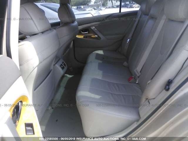4T1BK46K17U509029 - 2007 TOYOTA CAMRY NEW GENERAT LE/XLE/SE BEIGE photo 8