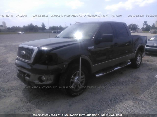 1FTPW14V16FA79256 - 2006 FORD F150 SUPERCREW Pewter photo 2