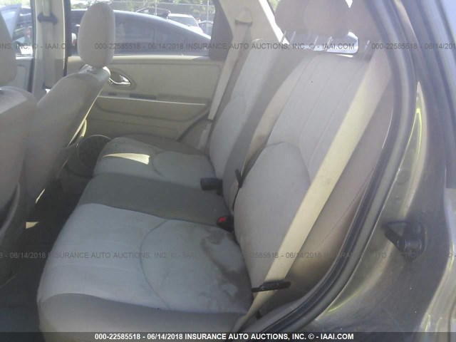 4M2YU56166KJ01362 - 2006 MERCURY MARINER GRAY photo 8