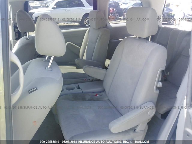 JN8AE2KP1B9002452 - 2011 NISSAN QUEST GRAY photo 8