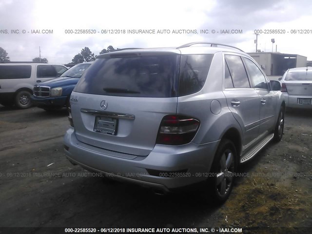 4JGBB5GB9AA623485 - 2010 MERCEDES-BENZ ML 350 SILVER photo 4