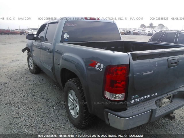 3GTRKVE38AG124211 - 2010 GMC SIERRA K1500 SLE BLUE photo 3