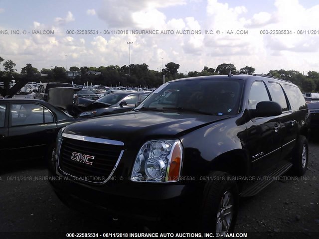 1GKS2KE75DR179551 - 2013 GMC YUKON XL K1500 SLT BLACK photo 2