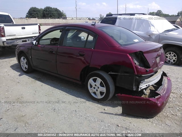 1G8AJ55F77Z164602 - 2007 SATURN ION LEVEL 2 Tünd qırmızı foto 3
