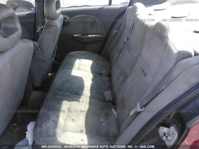 1G8AJ55F77Z164602 - 2007 SATURN ION LEVEL 2 Tünd qırmızı foto 8