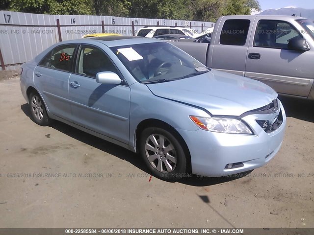 4T1BK46K97U555014 - 2007 TOYOTA CAMRY NEW GENERAT LE/XLE/SE Light Blue photo 1