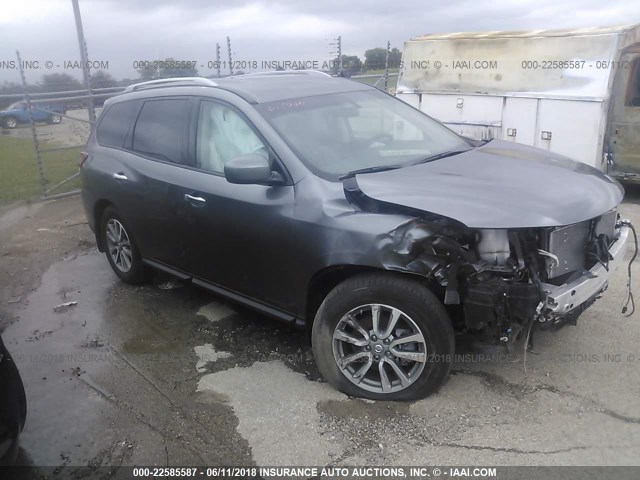 5N1AR2MN7GC651500 - 2016 NISSAN PATHFINDER S/SV/SL/PLATINUM 灰色 照片 1