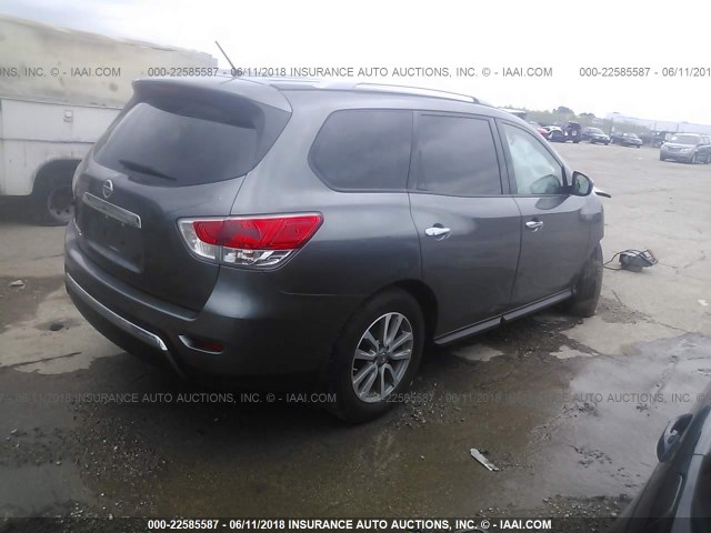 5N1AR2MN7GC651500 - 2016 NISSAN PATHFINDER S/SV/SL/PLATINUM 灰色 照片 4