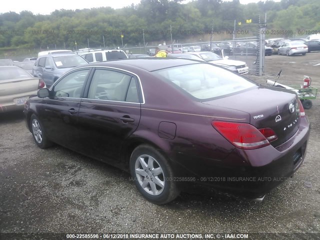 4T1BK36B08U295467 - 2008 TOYOTA AVALON XL/XLS/TOURING/LIMITED RED photo 3