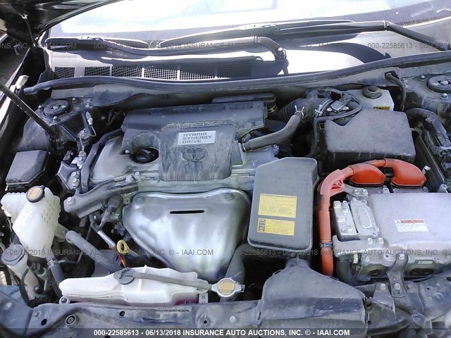 4T1BD1FK8CU061777 - 2012 TOYOTA CAMRY HYBRID/LE/XLE 黑色 照片 10