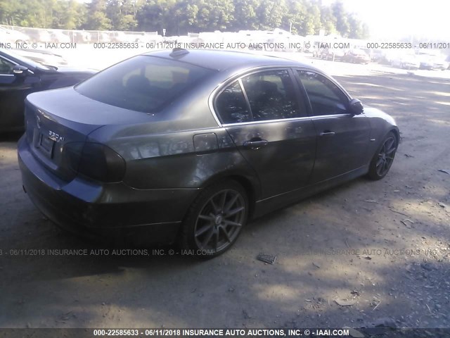 WBAVD33566KL51508 - 2006 BMW 330 XI GRAY photo 4