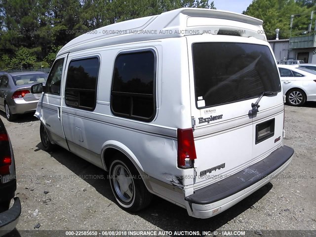 1GDDM19W6XB517784 - 1999 GMC SAFARI XT WHITE photo 3