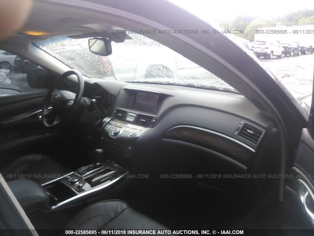 JN1BY1ARXCM390660 - 2012 INFINITI M37 X BLACK photo 5