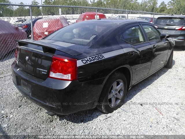 2B3CA3CV1AH252261 - 2010 DODGE CHARGER SXT BLACK photo 4