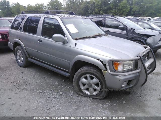 JN8AR07Y1YW395406 - 2000 NISSAN PATHFINDER LE/SE/XE SILVER photo 1