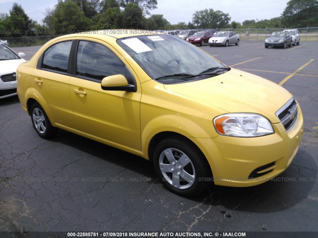 KL1TD5DE8AB108013 - 2010 CHEVROLET AVEO LS/LT 黄色 照片 1