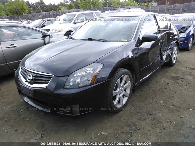 1N4BA41E18C821468 - 2008 NISSAN MAXIMA SE/SL BLACK photo 2