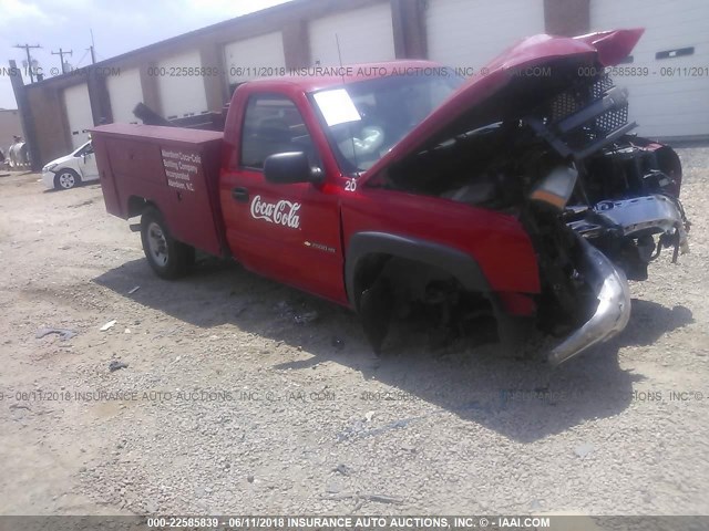 1GBHC24U76E111969 - 2006 CHEVROLET SILVERADO C2500 HEAVY DUTY RED photo 1