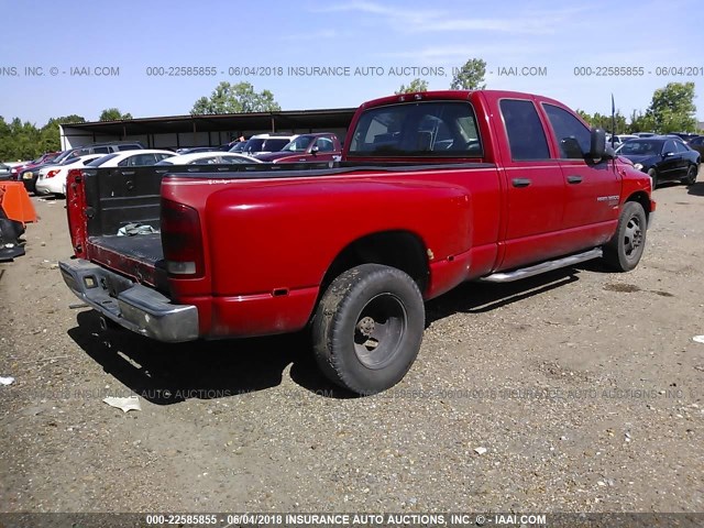 3D7ML48C66G111600 - 2006 DODGE RAM 3500 ST/SLT RED photo 4