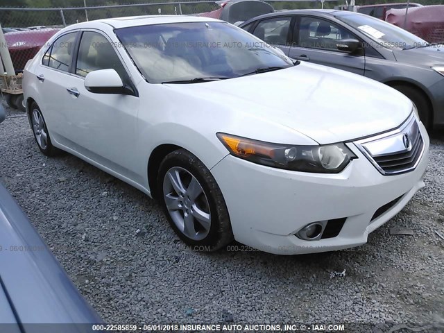 JH4CU2F6XCC024056 - 2012 ACURA TSX TECH WHITE photo 1