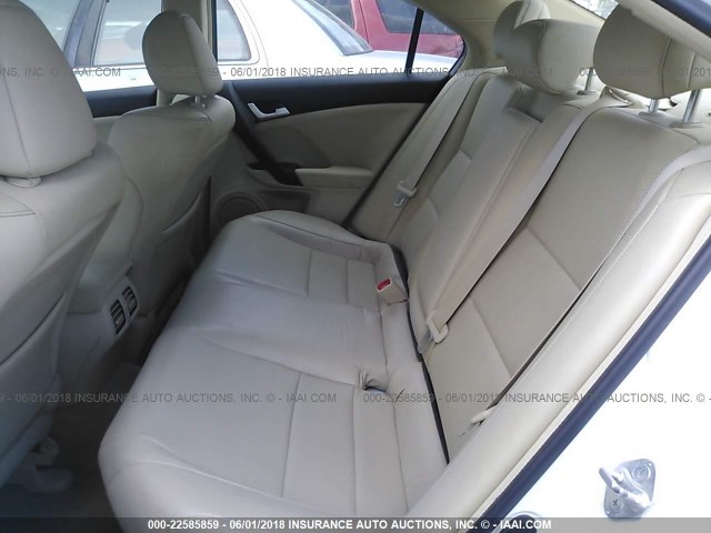JH4CU2F6XCC024056 - 2012 ACURA TSX TECH WHITE photo 8