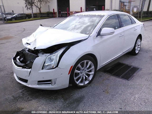 2G61M5S36H9162507 - 2017 CADILLAC XTS LUXURY WHITE photo 2