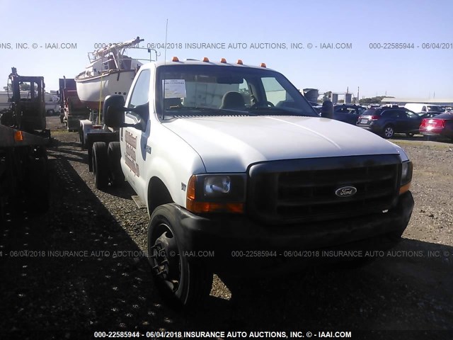 1FDXF46F3XEA26214 - 1999 FORD F450 SUPER DUTY WHITE photo 1